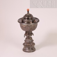 Tibetan Silver Offering Cup
