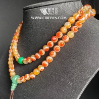Natural Agate Heavenly Eyes 108 Prayer Beads 01-03