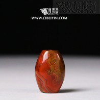 "Lush Foliage And Blooming Flowers"True Fire Stone Pendant-8-001