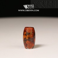 "Flame Lotus"True Fire Stone Pendant-8-008