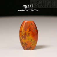 "Auspicious light and Phoenix Feathers"True Fire Stone Pendant-10-001