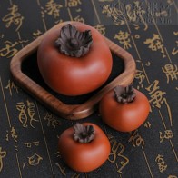 "All Goes Well" Persimmon Ornament (Large) - Red