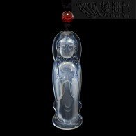 Jewel-Holding Guanyin Pendant