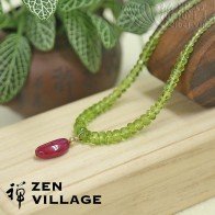 Ruby Olivine Necklace