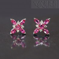 Ruby Earings-Light Of Hope