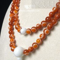 Natural Agate Heavenly Eyes 108 Prayer Beads 01-08