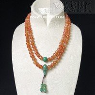 Natural Agate Medicine Buddha 108 Prayer Beads 03-05
