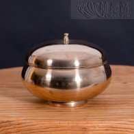 Bronze Golden Offering Bowl 380-2