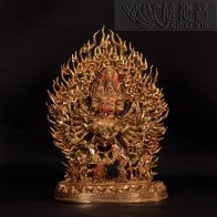 Gilt CopperYamantaka Wrathful Manifestation