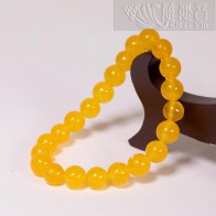 Golden Silk Jade Bracelet - 8mm