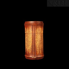 Lacquered Bamboo Tea Pot