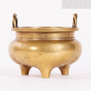 Qing Dynasty 18th Century Xuande Gold Furnace