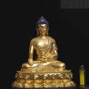 Bronze statue of Golden
Medicine Buddha-505