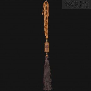 Thousand Hands Guanyin Wooden Car Tassel