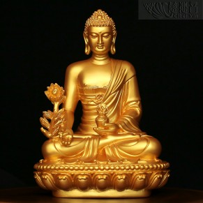 Golden Medicine Buddha(Synthetic Material)