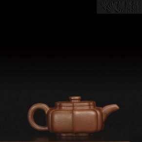Wang Haitao's Fu-shaped Old Zisha Pot Over 60 Years