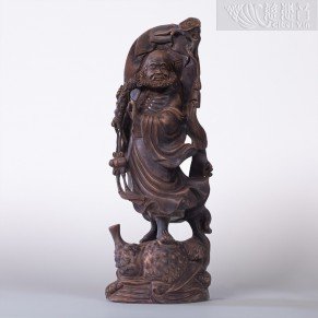 Scented Rosewood Dharma Statue