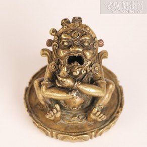 A Bronze figure of a Deity 