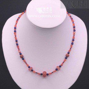 Achive Dreams--South Red Agate Necklace (GF Gold)