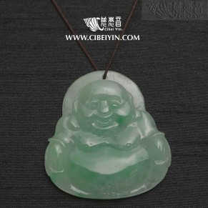 Jadeite maitreya pendant