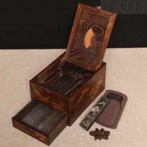 Huanghuali ancient stationery box