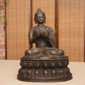 Bronze Gilded Vairocana Buddha Statue