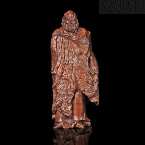 Red Sandalwood Statue of Bodhidharma