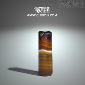 Medicine Buddha Ancient Dzi (crystal clear)-S-L