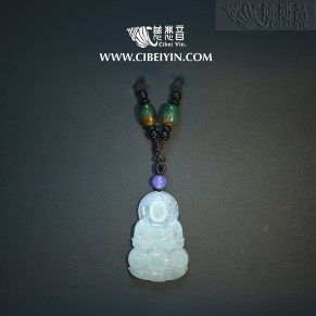 Guanyin Statue Jade Pendant-02