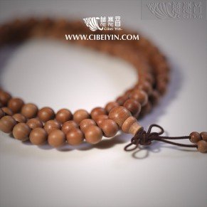 Sandalwood 108 chanting beads-6mm