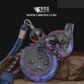 Gourd Glazed Crystal Car Tasse 