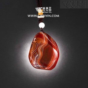 "Great fortune" Agate Handheld (Large)-065