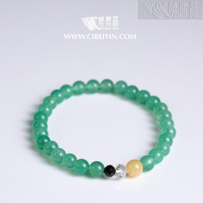 "Triple Success" Aventurine Bracelet - 6mm