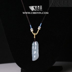 Jade Necklace – “Bamboo”-10