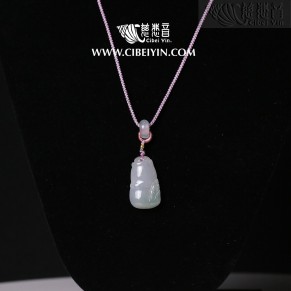 Jade Necklace – “Bamboo”-1A