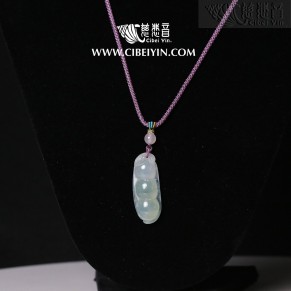 Jade Necklace – “Lucky Bean”