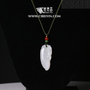 Jade Necklace – “Blessing Gourd”-96