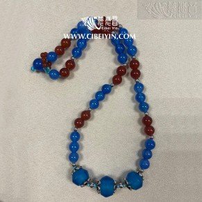 Glazed necklace 09-1