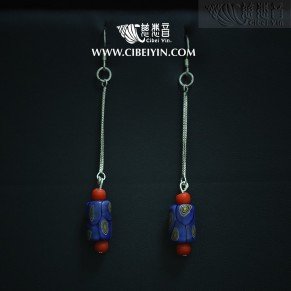 Glazed Crystal Earrings 416-8