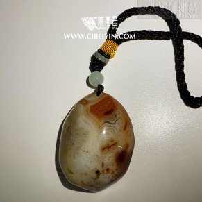 "heart joy"Agate Handheld (Small)-019