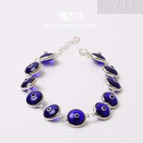 Vajra Eye Bracelet-Dark Blue (10mm)