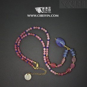 Lotus pond moonlight Necklace-1