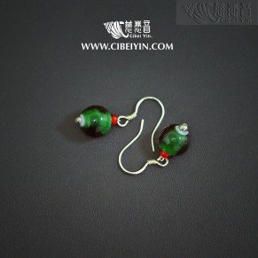 Glazed Crystal Earrings 11-8