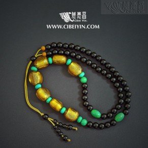 Glazed Crystal Necklace 15-13 NO1