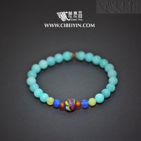 Glazed Crystal Bracelet 17-25