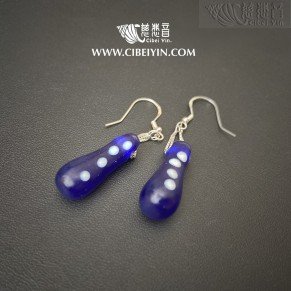 Glazed Crystal Earrings 18-2