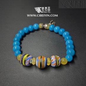 Glazed Crystal Bracelet  418-37