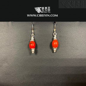 Glazed Crystal Earrings 19-13