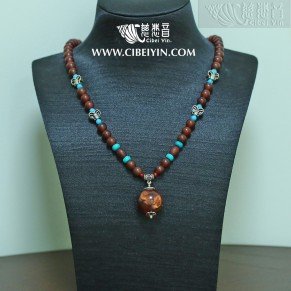 Old Agate Necklace 2A-85