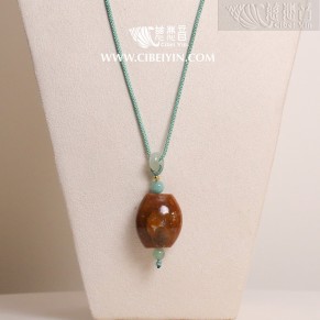 "Breakthrough"True Fire Stone Pendant-8-083
